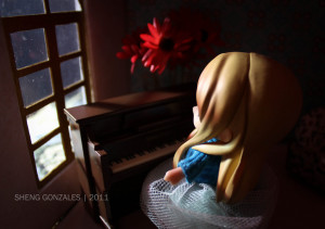 Piano Romance Wallpaper