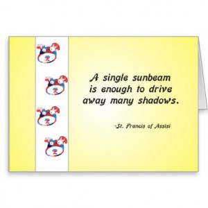 Volunteer Appreciation Dog Face and Sunbeam Quote Cards