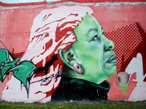 Toni Morrison graffiti in Spain!