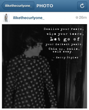 Harry Styles quote (Dark feels anyone??)