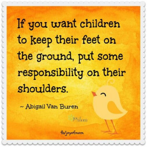 If you want children to keep their feet on the ground, put some ...