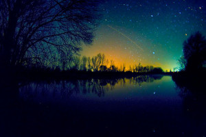 beautiful, dark, night, photography, shooting star, sundown