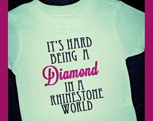 The rhinestones don't appreciate us - but we shine blue and they only ...
