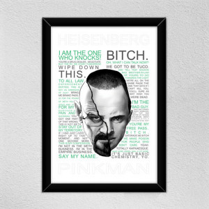 Breaking Bad Poster // Walter and Jesse -- Heisenberg & Pinkman ...
