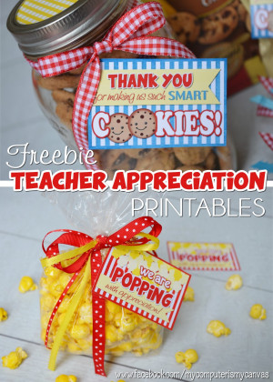 NEW Teacher Appreciation FREEBIES!