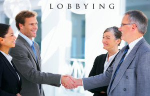 Lobbying is the act of attempting to influence on decisions.