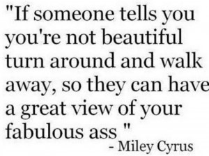 Miley Cyrus nous donne une leçon de vie