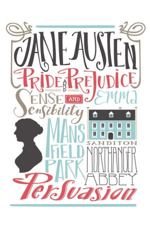 Books by Jane Austen. I've read Pride and Prejudice, and I'm reading ...