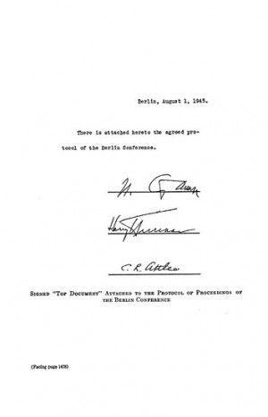 Potsdam Declaration Picture Slideshow