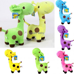 New Hot Kids Baby Super Cute Giraffe Plush Doll Stuffed Toy 18cm/7.2 ...