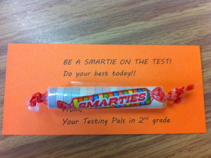 smarties be a smartie on the test do your best