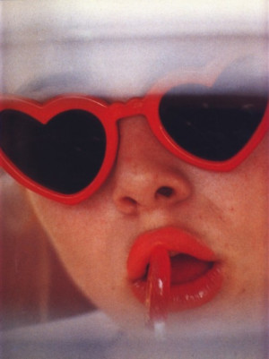 seavines:Outtake from Stanley Kubrick’s Lolita movie poster shoot