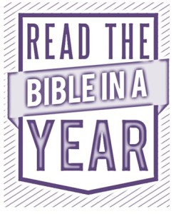 Read the Bible in Year Logo - Purple
