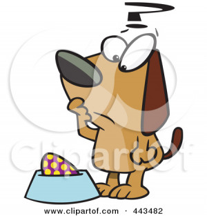 ... -Of-A-Cartoon-Confused-Dog-Staring-At-An-Egg-In-His-Dish.jpg