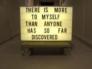 Self discovery...