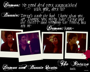 ... & Bonnie Damon and Bonnie Quotes: Season Two 2x01 The Return Part 3