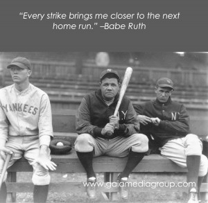 Babe Ruth Quotes Babe ruth quote about not