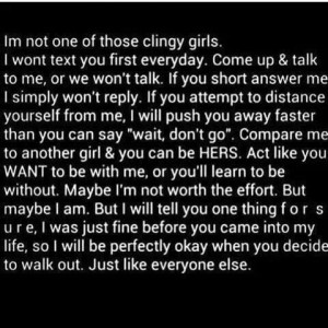 am ME, take me or leave me :)