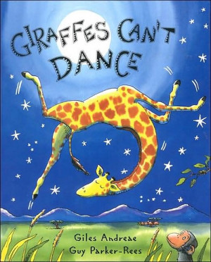 Giraffes Can't Dance handprint giraffe