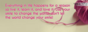 use your smile to change the world