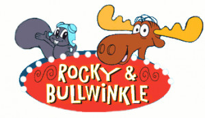 rocky and bullwinkle rocky the squirrel gif