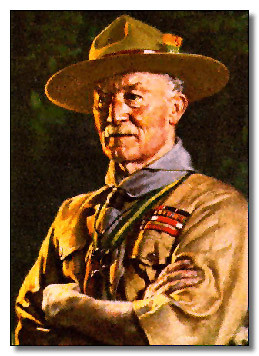 robert baden powell founder of the world scout movement chief scout of ...