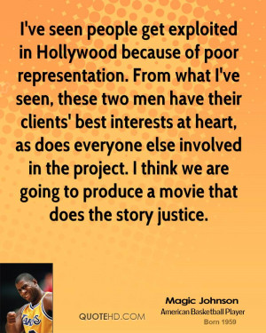 ve seen people get exploited in Hollywood because of poor ...