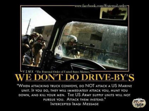 When attacking truck convoys, do NOT attack a US Marine unit. If you ...