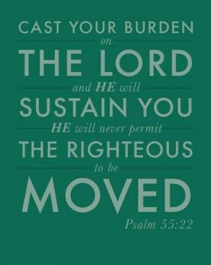 Psalm 55:22 