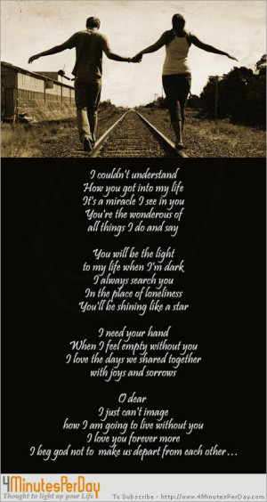 ... Am Going To Live Without You I Love You Forever More - Missing You