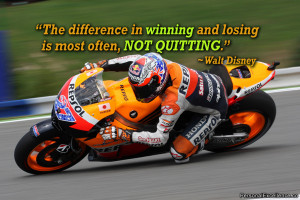 Inspirational Quote: “The difference in winning and losing is most ...
