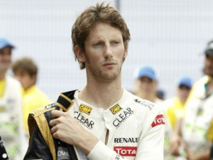 Romain Grosjean Lotus F1 Team