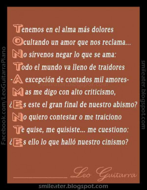 Ejemplos de acrósticos de la lengua española