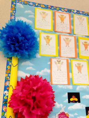 The Lorax bulletin board part?