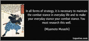 the combat stance in everyday life and to make your everyday stance ...