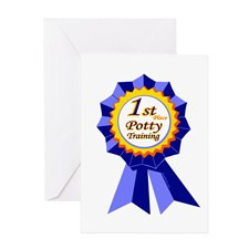1st Place Potty Training Greeting Card for