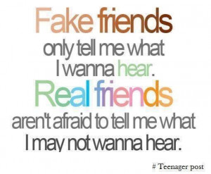 Friends..real or fake?