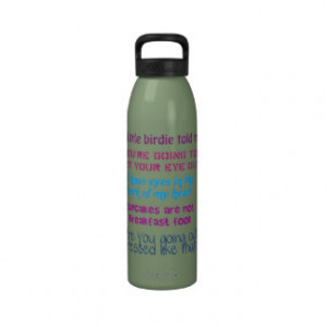 Mom Quotes Liberty Water Bottle