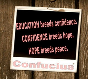 Confucius, quotes, sayings, education, confidence, hope