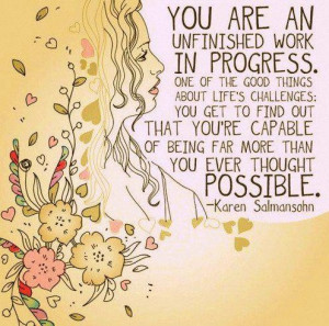 life quotes hope challenges recovery work in progress possibility ...