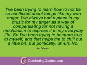 Inspiring Ani Difranco Sayings