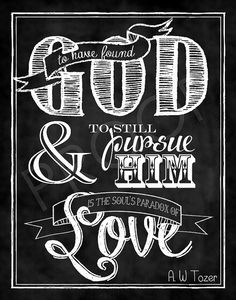 Mounted ChalkTypography 11x14 A. W. Tozer by ToSuchAsTheseDesigns, $28 ...