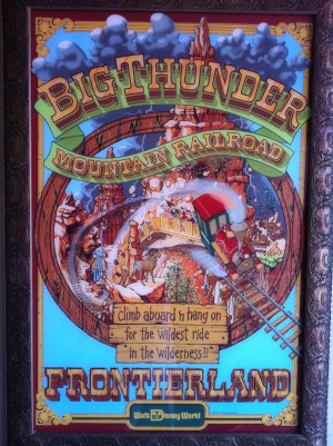 Attraction Poster: Big Thunder Mountain Railroad