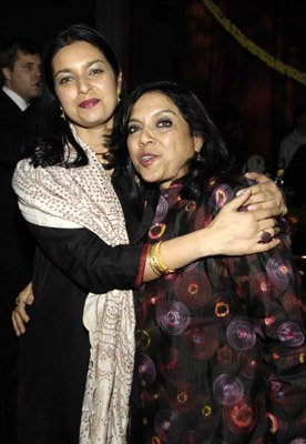 Mira Nair and Jhumpa Lahiri at event of The Namesake (2006)
