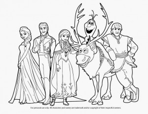 Disney Frozen Coloring Pages Free