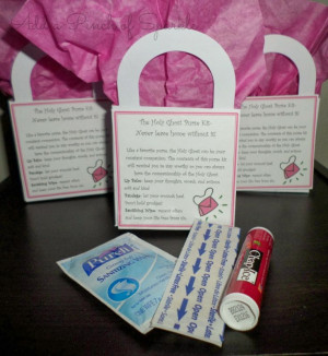 Add A Pinch Of Sparkle: Holy Ghost Purse Kits: Church Ideas, Camps ...