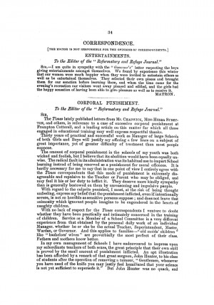 Corporal Punishment .