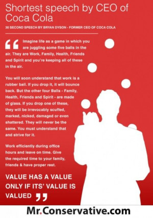 30 Seconds of Wisdom From Coca Cola CEO