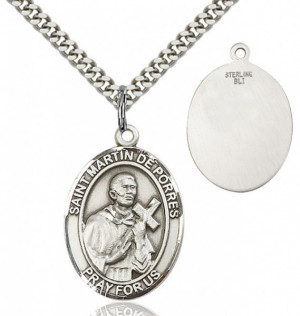 St. Martin de Porres Medal - Sterling Silver