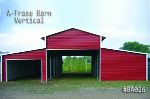 Red Metal Barn Buildings